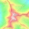 Grand Golliat topographic map, elevation, terrain