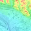 红艺村 topographic map, elevation, terrain