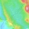 Baringin topographic map, elevation, terrain