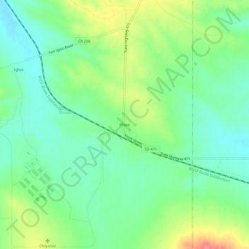 Provo topographic map, elevation, terrain