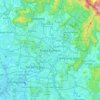 Kuala Lumpur topographic map, elevation, terrain