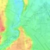 Manjo-Gazans topographic map, elevation, terrain