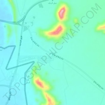 Zarub topographic map, elevation, terrain