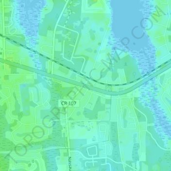 O'Neil topographic map, elevation, terrain