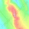 Morro da Santa topographic map, elevation, terrain
