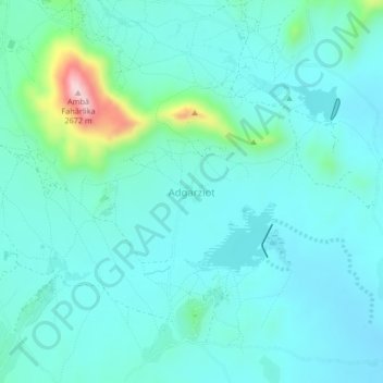 Adgarziot topographic map, elevation, terrain