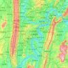 九龙坡区 topographic map, elevation, terrain
