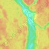 Железо topographic map, elevation, terrain