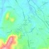 Flat Rock Forest topographic map, elevation, terrain