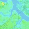 Lake Forest topographic map, elevation, terrain