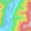 Garges topographic map, elevation, terrain