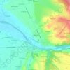 La Fontaine topographic map, elevation, terrain