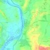 Salionze topographic map, elevation, terrain