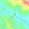 The Oaks topographic map, elevation, terrain