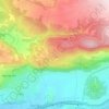 Lavon topographic map, elevation, terrain