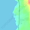Los Verdes topographic map, elevation, terrain