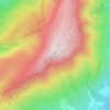 Hymettus topographic map, elevation, terrain