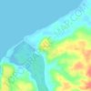 Adjouan topographic map, elevation, terrain