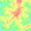 Caledonia topographic map, elevation, terrain