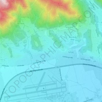 Flatschach topographic map, elevation, terrain
