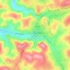 Bir el Qandeel topographic map, elevation, terrain