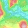 Inver topographic map, elevation, terrain