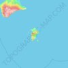Pitt Island (Rangiauria) topographic map, elevation, terrain