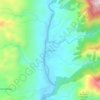 Gumitan topographic map, elevation, terrain