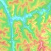 Plum Orchard topographic map, elevation, terrain