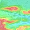 Veitserlbach topographic map, elevation, terrain