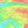 Palma de azucar topographic map, elevation, terrain