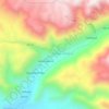 Huaco topographic map, elevation, terrain