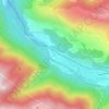 Le Castelet topographic map, elevation, terrain