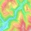 Detmold topographic map, elevation, terrain