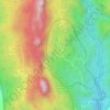 Mendatte topographic map, elevation, terrain