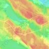 Зелёный Холм topographic map, elevation, terrain