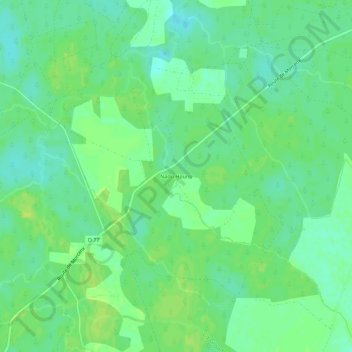 Naou Houns topographic map, elevation, terrain