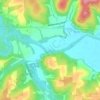 Zuck topographic map, elevation, terrain