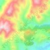 Dardhë topographic map, elevation, terrain