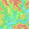 Moss Run topographic map, elevation, terrain