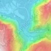 Happy Isles topographic map, elevation, terrain
