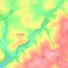 Ashmill topographic map, elevation, terrain