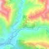 Takukot topographic map, elevation, terrain