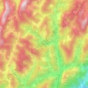 Tirol topographic map, elevation, terrain