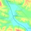 Drokhovychi topographic map, elevation, terrain