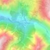 L'Alleau topographic map, elevation, terrain