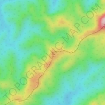 Pico do Papagaio topographic map, elevation, terrain