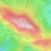 Trebević-Sofe topographic map, elevation, terrain