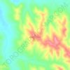 Wagonhammer Butte topographic map, elevation, terrain