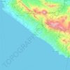 Manna topographic map, elevation, terrain